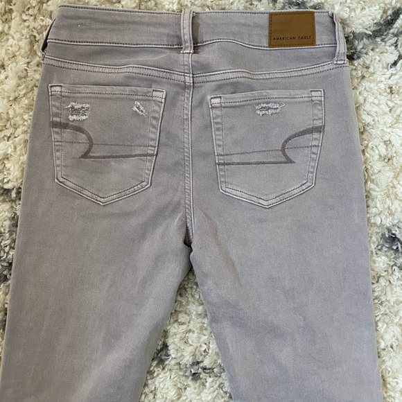 American Eagle Super Stretch Purple Jegging 0 Reg - Picture 3 of 4
